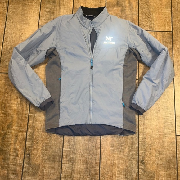 Arc'teryx ATOM Full Zip Men's Blue & Grey Jacket Sz M - Picture 4 of 9